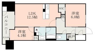 レ・ジェイド上通の間取り画像