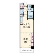 グランセジュール大国町の間取り画像