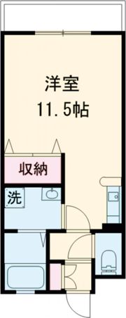 シェリール天神Aの間取り画像