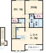 ジョイフル新宮の間取り画像