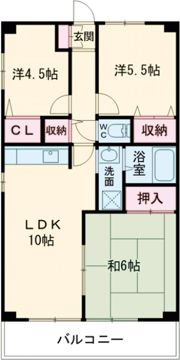 パークアベニュー狭山台の間取り画像