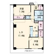 グランセジュール大国町の間取り画像