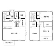 岐南町伏屋3丁目 新築A棟（メゾネット）の間取り画像