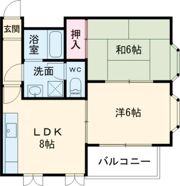 山一ビルの間取り画像
