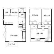 岐南町伏屋3丁目 新築A棟（メゾネット）の間取り画像