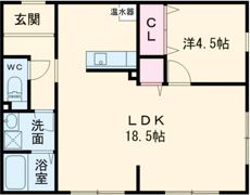 Maison heureuse 久留麻1stの間取り画像
