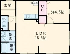 Maison heureuse 久留麻1stの間取り画像