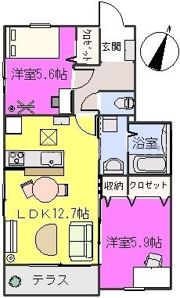 クレベール8の間取り画像