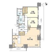 Brillia Tower浜離宮の間取り画像