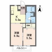 インターヴィレッジDの間取り画像