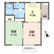 コーポワタナベの間取り画像