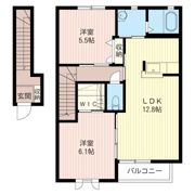 クレセントAの間取り画像