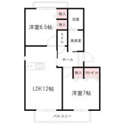 シャンテミヤの間取り画像