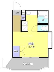 磐田グレイス第5マンションの間取り画像