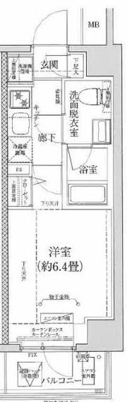 アイルグランデ川崎ドゥーエの間取り画像