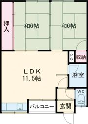 ハイツ近藤の間取り画像