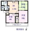 コーポ飛鳥Aの間取り画像