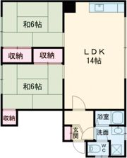美原4丁目25番1棟3戸の間取り画像