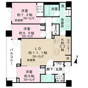 ザ・パークハウス千代田六番町の間取り画像