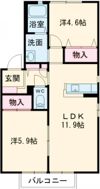 PROSPERE Ⅱの間取り画像