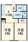 ウィンドコートAの間取り画像