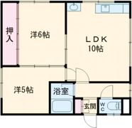 コーポカタオカの間取り画像