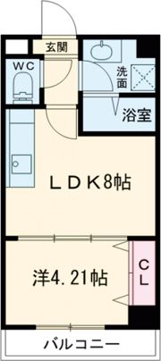 Largo初町の間取り画像