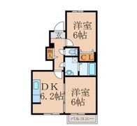 ベルコロレⅥ Cの間取り画像