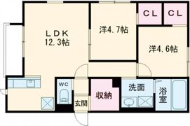 クラージュリヴィエールの間取り画像