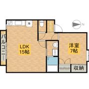 メゾンアントレーブ Aの間取り画像