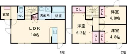 ミカエル ビレッジ区画24の間取り画像