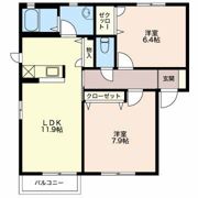 セピアコート西河原 Aの間取り画像