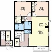 グレースアヴェニュー Bの間取り画像