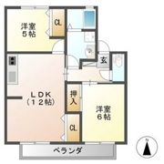 ケイズ河渡 Aの間取り画像