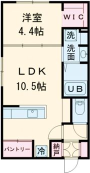 norfino Couleur（ノルフィーノクルール）の間取り画像