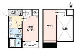 フェリス名島の間取り画像