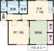 グリーンベールKAMEDA Bの間取り画像