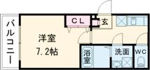 福生市牛浜アパートの間取り画像