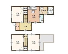 西岡5号貸家の間取り画像