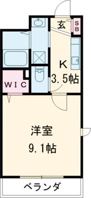 リッツ石塚の間取り画像