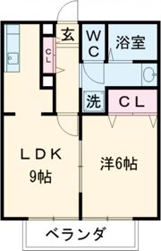 ガーデンハウス清和 E棟の間取り画像