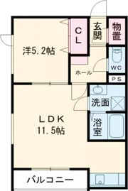Indio北栄町の間取り画像