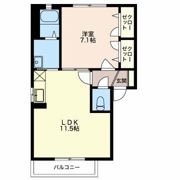 パインヒル Aの間取り画像