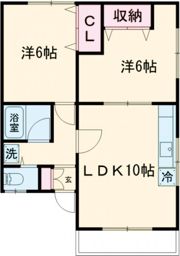 クララハイツの間取り画像