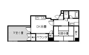 パレロワイヤルマツモトの間取り画像