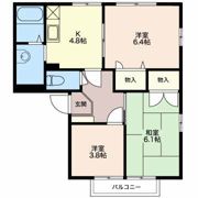 エーデルハイムBの間取り画像