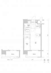 エンクレスト博多PARKSIDEの間取り画像