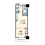 グランセジュール大国町の間取り画像