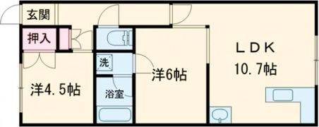 サイドウェイズ美原Ⅱの間取り画像