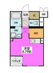 レジデンシャルジェム井尻駅の間取り画像